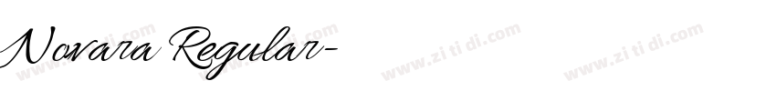 Novara Regular字体转换